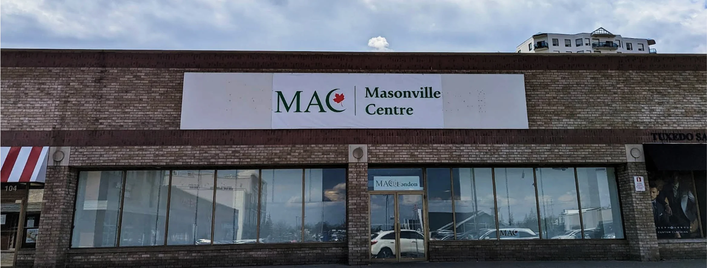 Exterior view of MAC Masonville Centre London building
